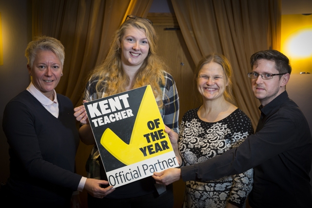 Clare Maclean-Bell of Kent Sport, Cordelia Scott of the School of Physical Sciences department of the University of Kent, Malou Bengstsson-Wheeler of Beanstalk, and Michael Green of the University of Greenwich